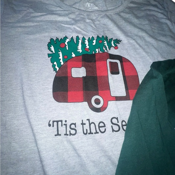 ✅Natural Reflections Tis The Season Holiday Long-Sleeve T-Shirt for Ladies - Picture 4 of 4